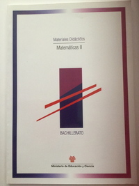 Medium matematicas ii bachiller libro del profesor ministerio de educacion y ciencia el giralibro
