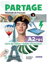 Medium partage a2 b1 livre y cahier santillana 9788490498231 elgiralibro